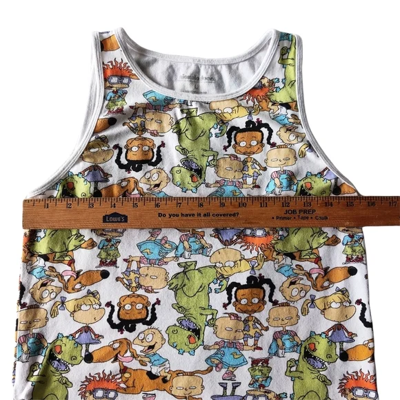 Rugrats all over print cropped tank top - Picture 3 of 4